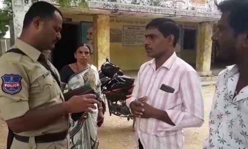 Headmaster, teacher fight before students in Gandipet ZP School