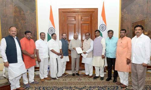 BJP delegation seeks Presidents intervention