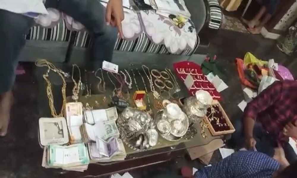 ACB officials raid on A.E house recovered 2.5 crores worth  properties