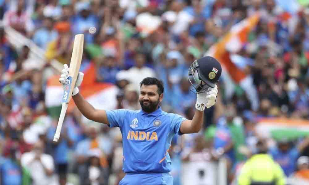 Rohit joins Sangakara for most tons in single World Cup