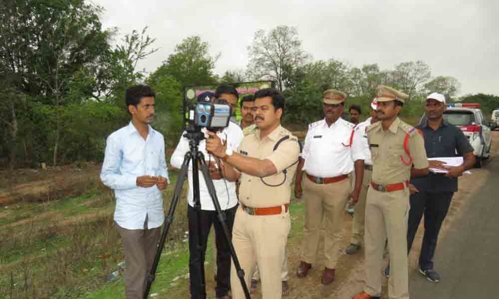 Laser gun to restrict speed in Adilabad