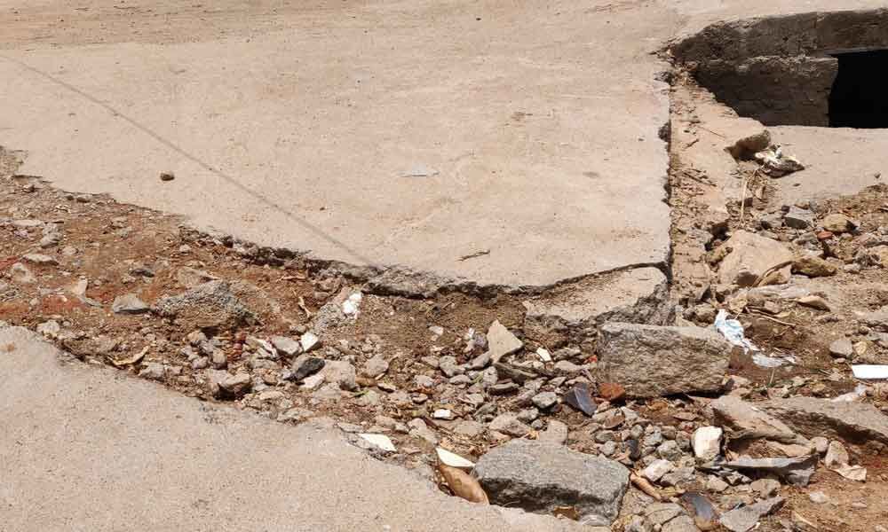 Commuters fume over bad road