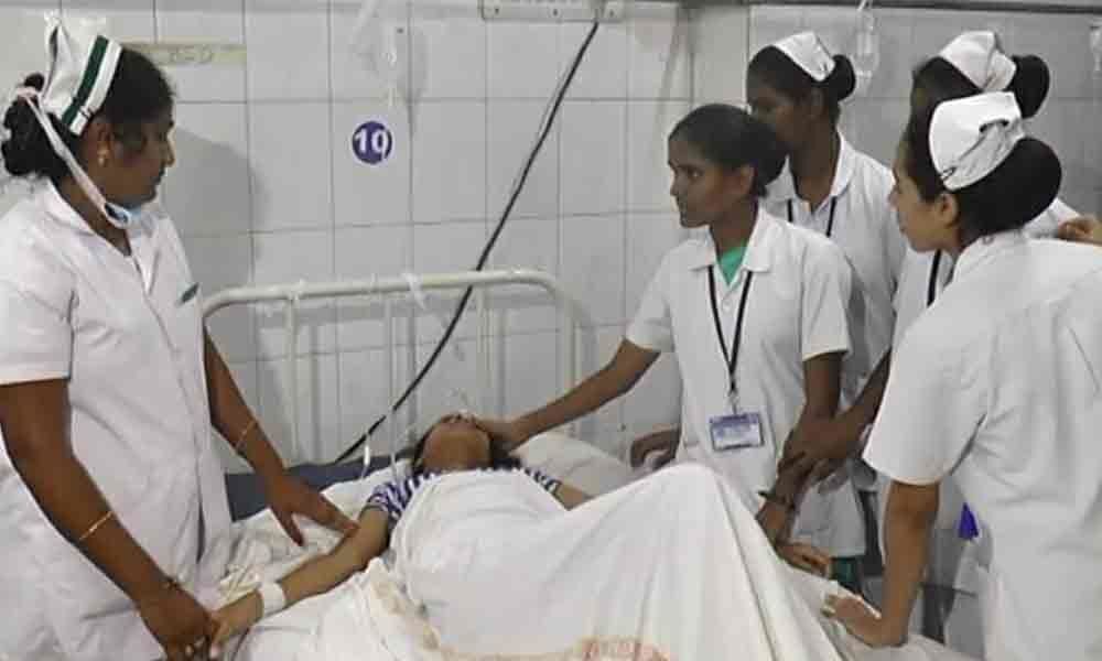 Nursing student attempts suicide SVRR Hospital