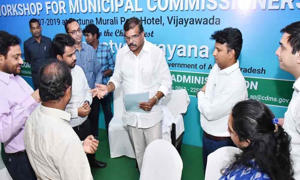 Work with co-ordination to better services, civic chiefs told Botcha Satyanarayana