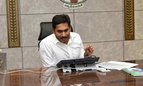 CM YS Jagan conducts review over Spandana program