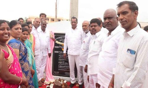 Minister Ch Malla Reddy launches Under Ground Drainage work