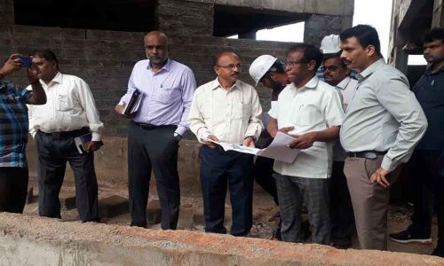 AK Khan inspects construction works of Gurukul schools