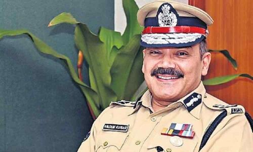 Hyderabad City CP Anjani Kumar holds half-yearly review meeting