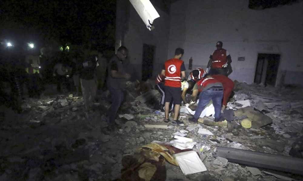 40 migrants killed in air strike in Libya