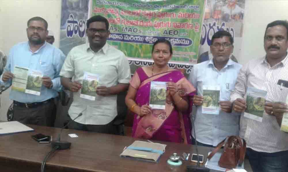 Create pest control awareness among farmers in Asibabad