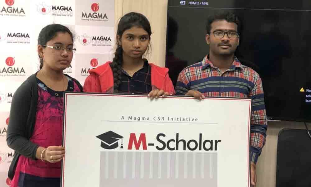 43 underprivileged students from AP, TS bag scholarships