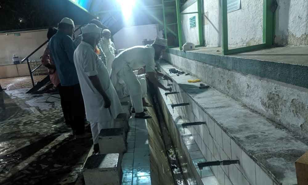 Hyderabad City mosques adopt new methods to save water
