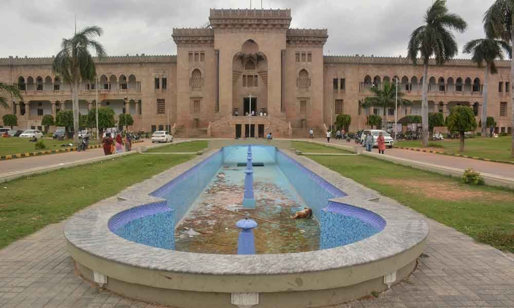 Defunct fountains reducing beauty quotient at Osmania University campus