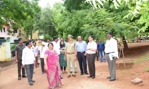 Collector Sarfaraj Ahmad inspects court infrastructure in Karimnagar