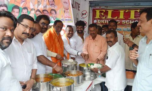 Annadanam programmes held