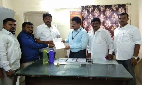 Expedite community hall works, corporator V Srinivas Reddy urges officials
