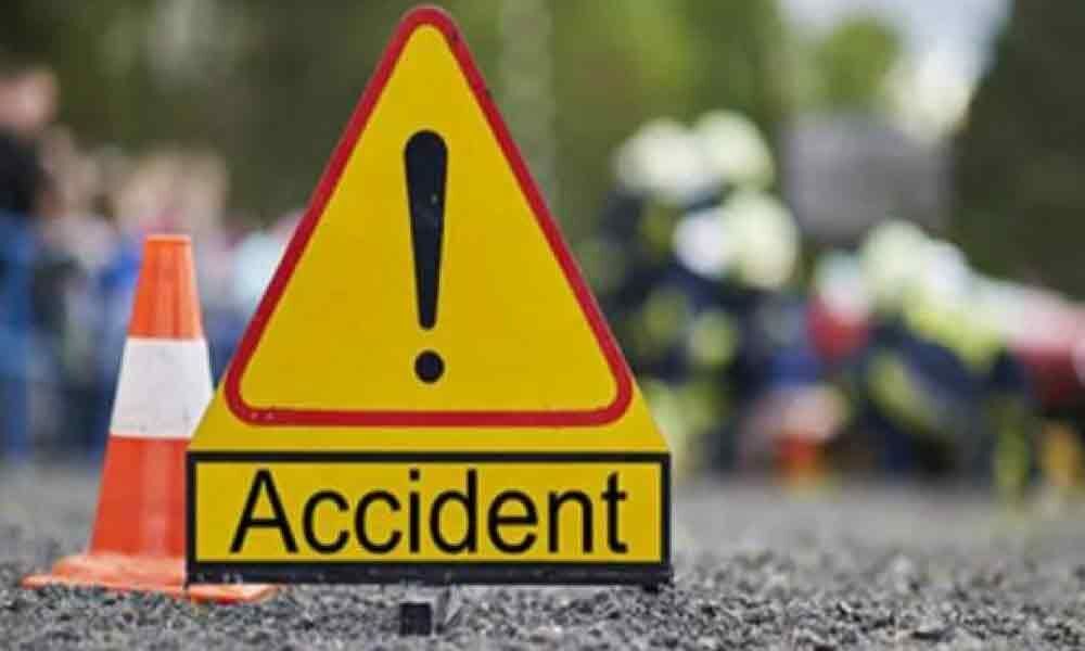 2 hurt after TSRTC bus rams into two-wheeler in Hyderabad