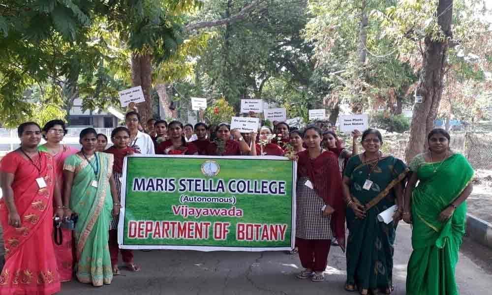 Week-long tree plantation programme begins in Maris Stella College
