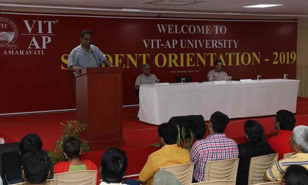 VIT-AP University holds orientation programme