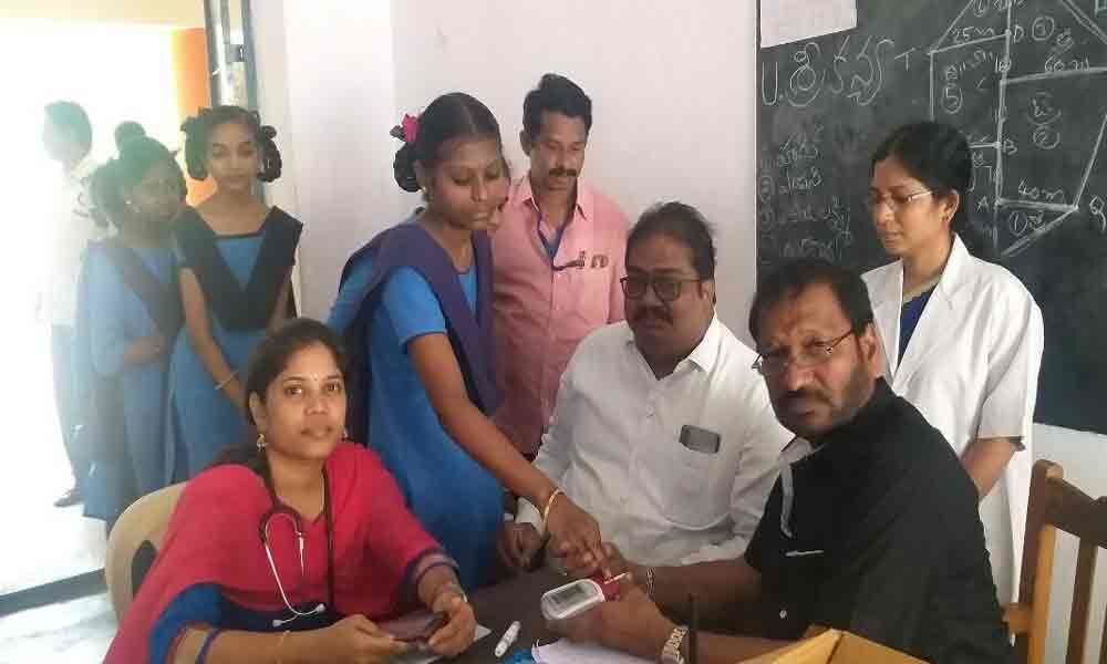 Haemoglobin tests for RMC school girls conducted