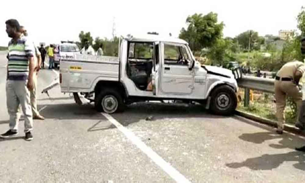 Two labourers killed in road accident
