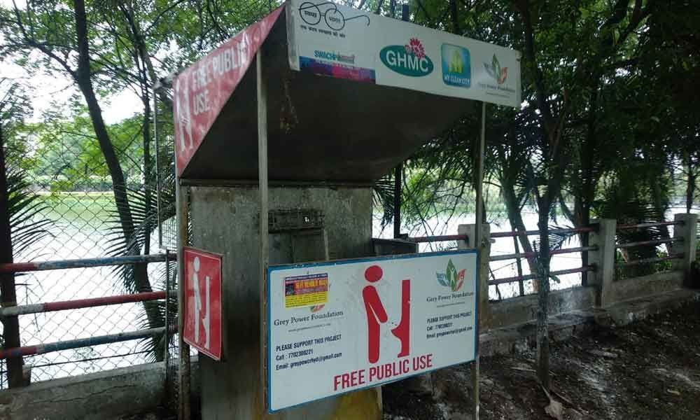 GHMC green toilets stink of official neglect