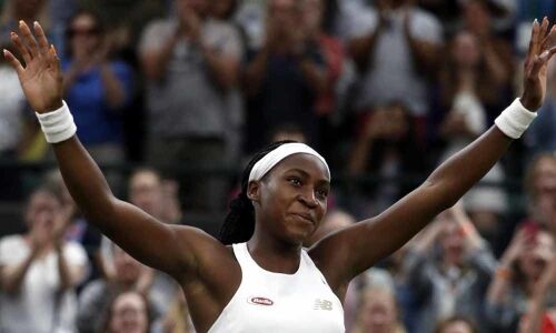 Gauff continues magical Wimbledon run while Djokovic eases through