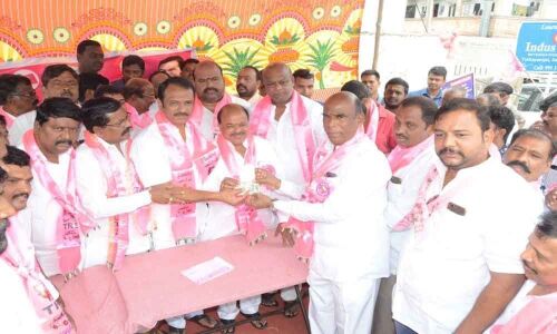 Membership drive in Mansoorabad