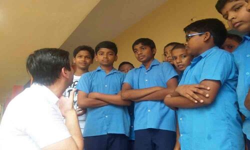 Civic chief, MLA visit municipal school