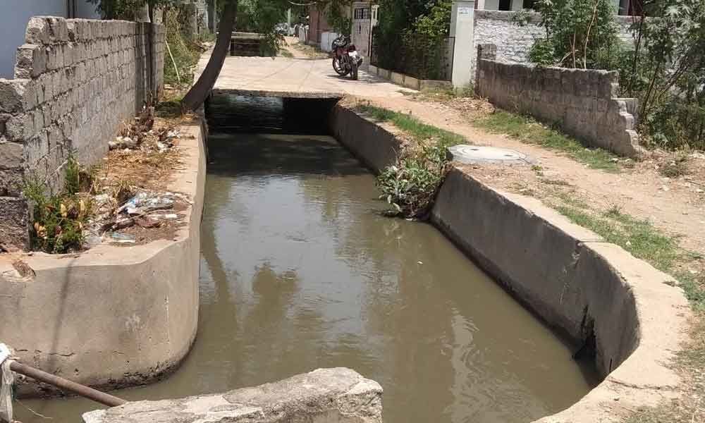 Open drainage poses danger to residents
