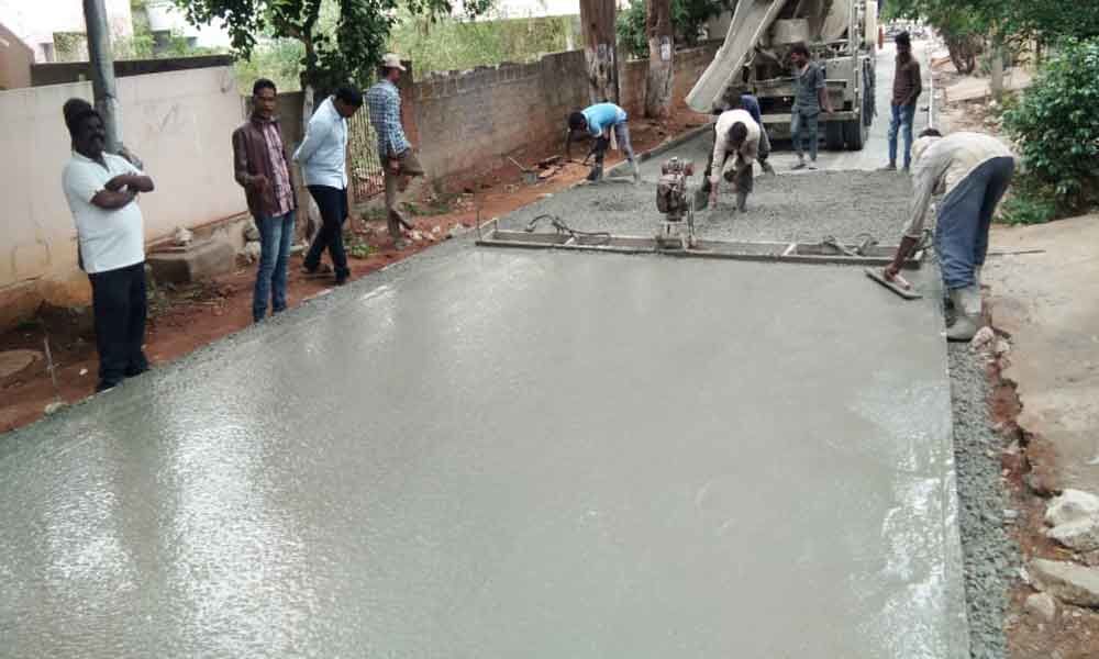 Locals await CC road construction works