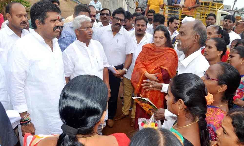 MuttamsettiSrinivasa Rao vows to resolve woes of Sagar Nagar residents