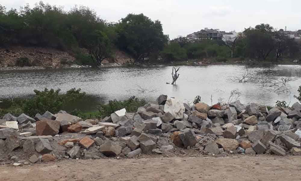 Once pristine, the lake now a pond of filth