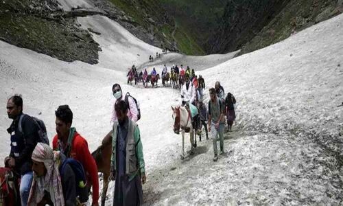 6th batch of 4,422 pilgrims leave Jammu for Amarnath cave shrine
