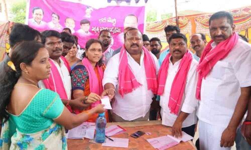 TRS membership drive is like a festival: MLA Kamalakar