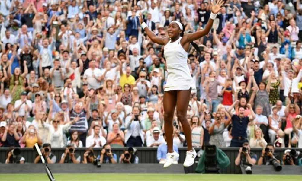Scarlet fever: Teenage Gauff warms Wimbledon hearts of Chelsea Pensioners