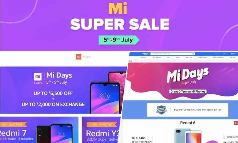 Mi Days Sale on Amazon and Flipkart, Mi Super Sale Back on Mi.com