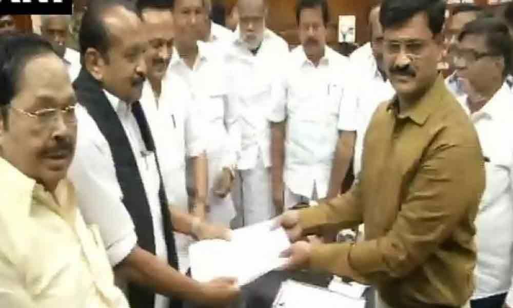 Tamil Nadu: MDMK chief Vaiko files nomination for Rajya Sabha polls