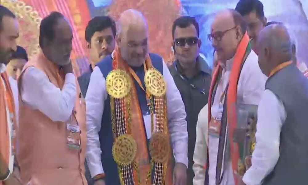 Amit Shah launches BJP membership drive in Telangana