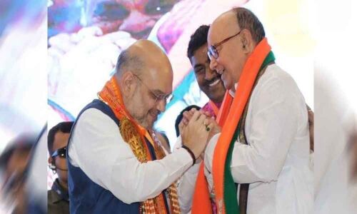 Former Andhra Pradesh CM Bhaskar Rao joins BJP