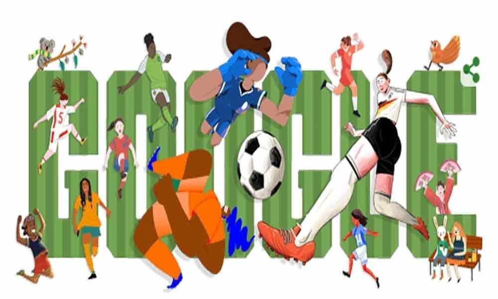 Google doodle celebrates FIFA Womens WC final