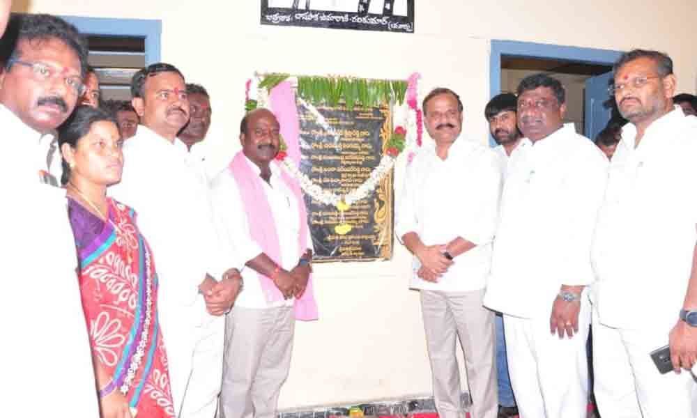 Stones laid for development works in Shapally