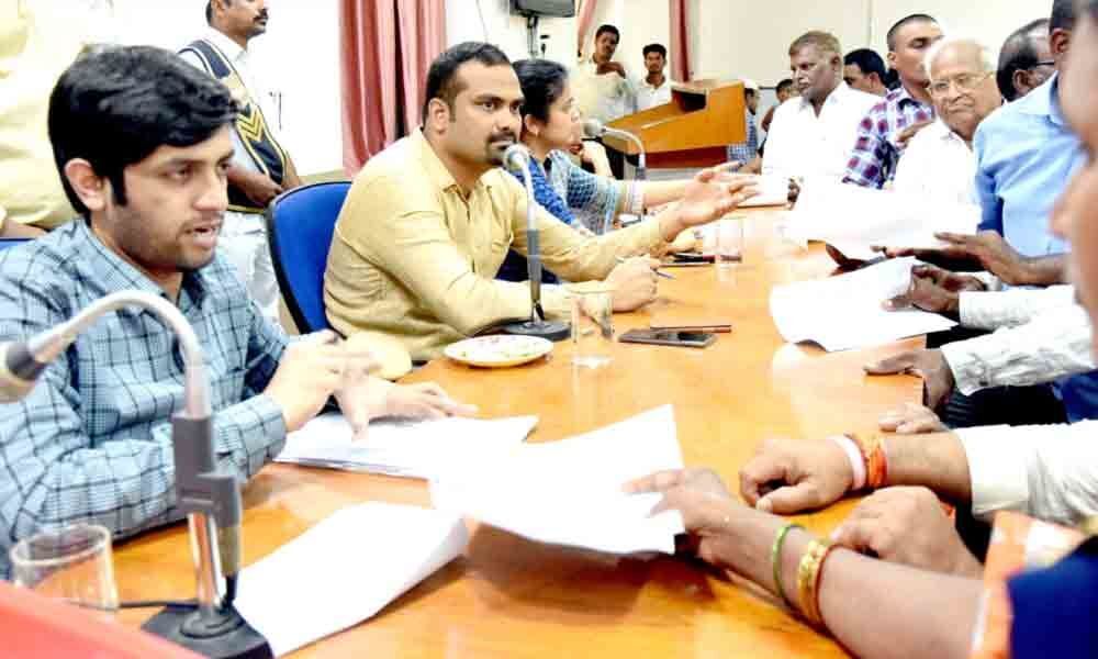 District library general body meeting held in Kothagudem