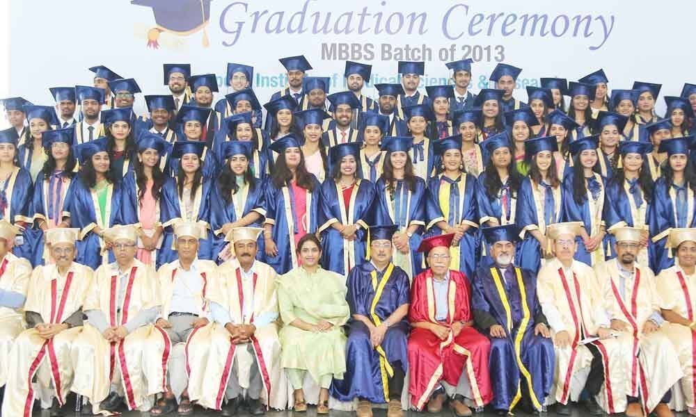 Medical Graduates pass out from Apollo College