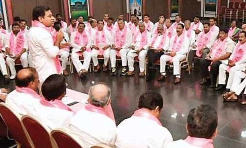 KTR reviews TRS membership drive