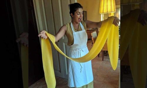 Nickyankas most romantic dinner date is cooking together