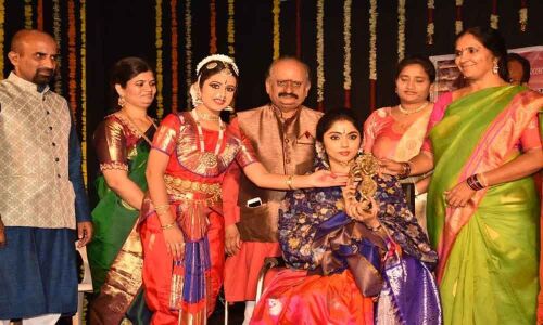 Sahasra Reddy gives her first Bharatanatyam performance