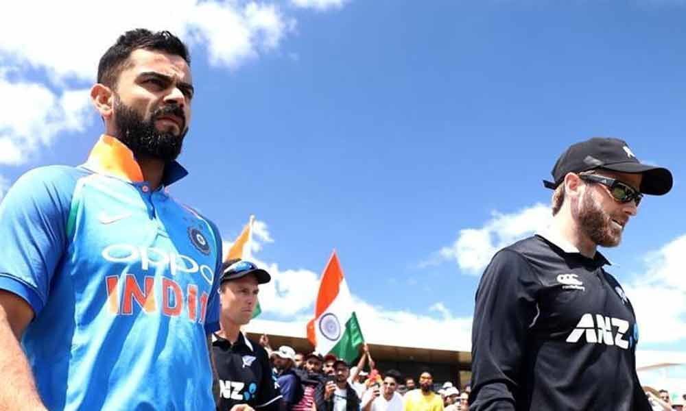 New Zealand opt to field against India in first World Cup semifinal