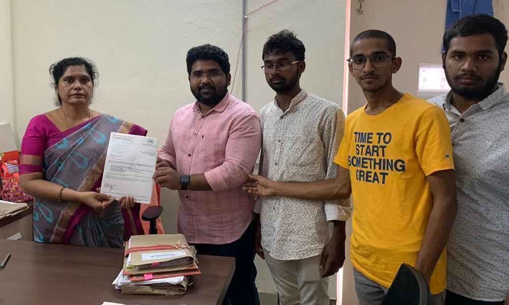 NSUI demands action against school