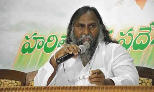 Jagga Reddy demands Godavari water for Sangareddy
